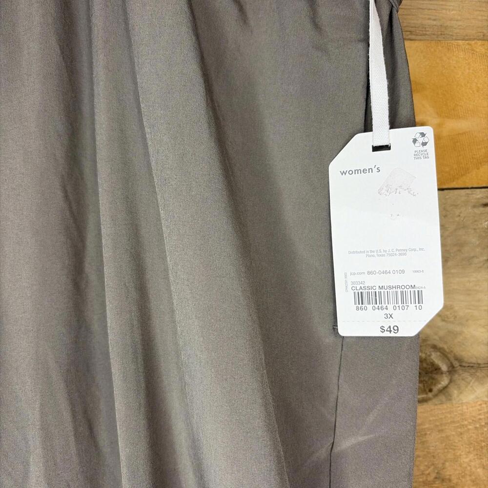 Stylus Pants Women’s 3X NWT Paper Bag Waist High-Rise Featherweight Quick Dry - Picture 4 of 9